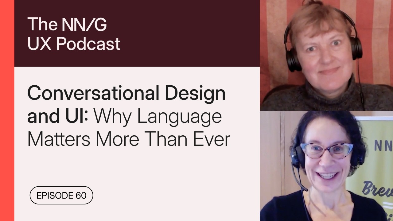 Conversational Design and UI: Why Language Matters More Than Ever | EP 60