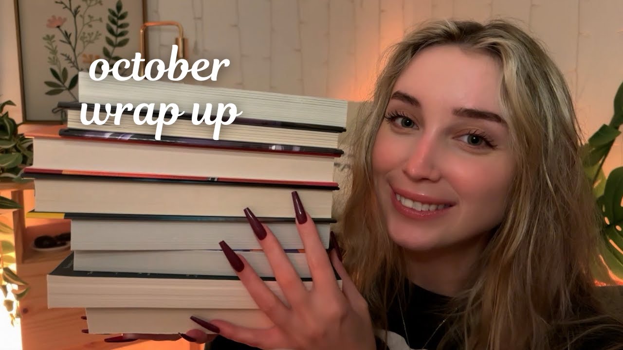 ASMR Что я прочитал в октябре (ежемесячный обзор чтения, триггеры книг, шепот)