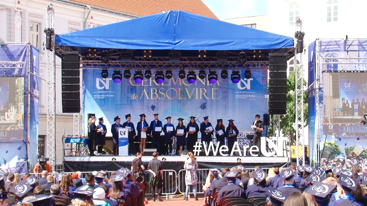 Ceremonia de Absolvire UVT 2025 – marea sărbătoare a întâlnirii absolvenților UVT