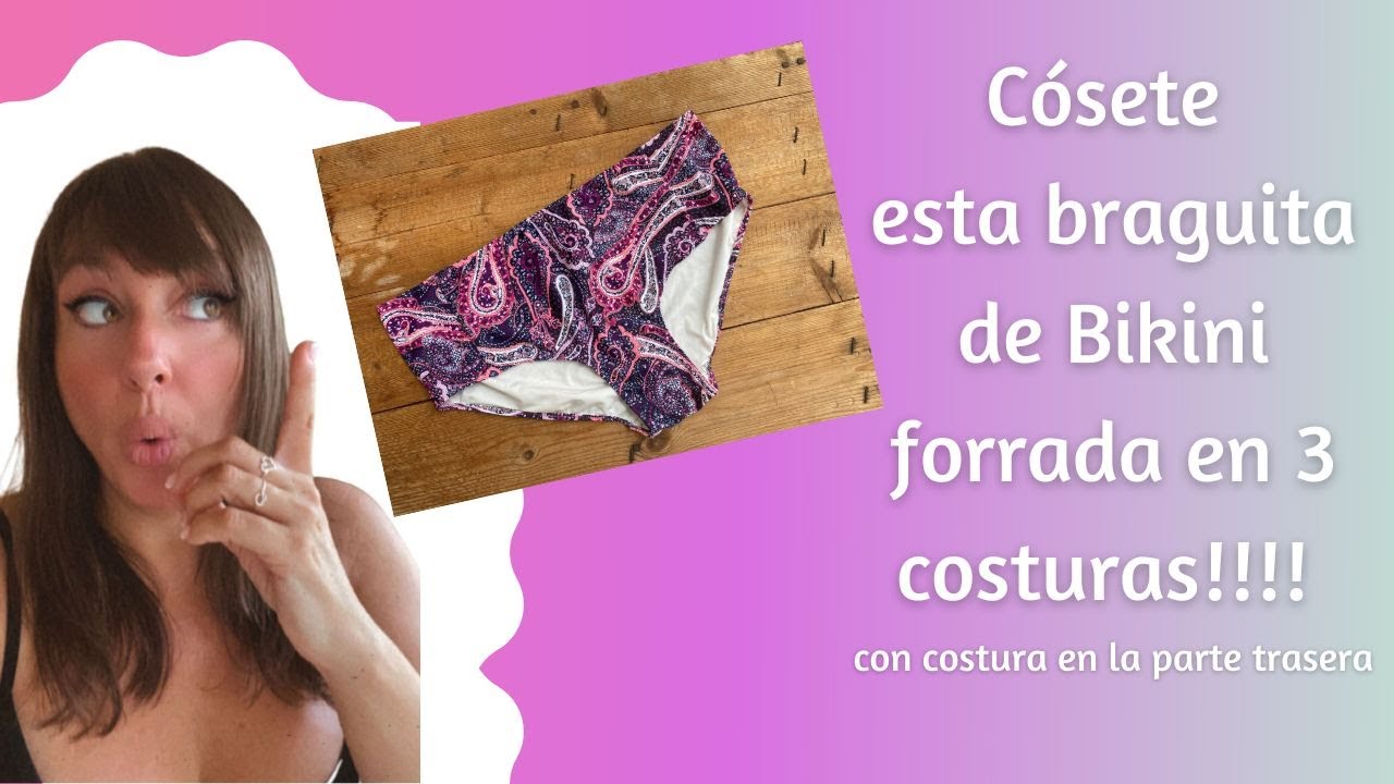 Diy Braguita Bikini 3 piezas Fácil
