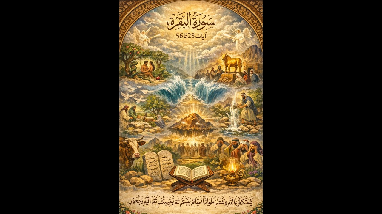 Surah Al-Baqarah Ayat 28–56 | Beautiful Quran Recitation | Heart Touching Tilawat