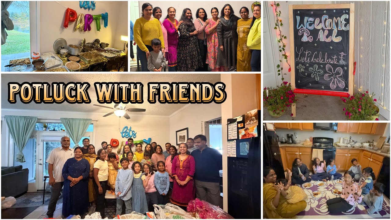 My Day in USA -Friends meet and greet| என் வீட்டில் நண்பர்கள் Get together|USA Tamil Vlog|DIML Tamil