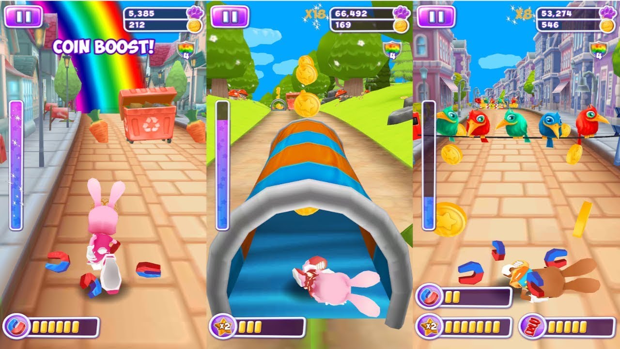 Bunny Run - Bunny Rabbit Game Android Gameplay