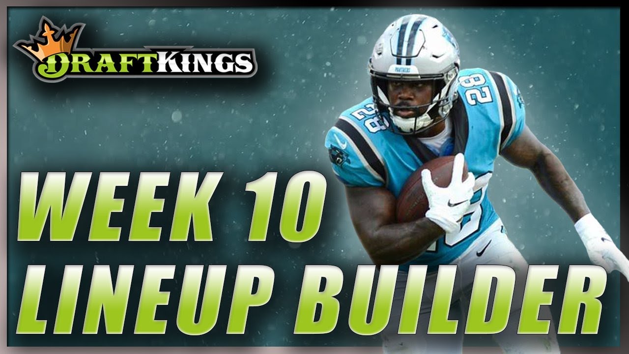 DRAFTKINGS WEEK 10 NFL DFS PICKS | TOURNAMENT LINEUP STRATEGY