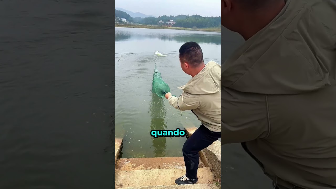 Forma Inovadora de Pescar na China! 🎣