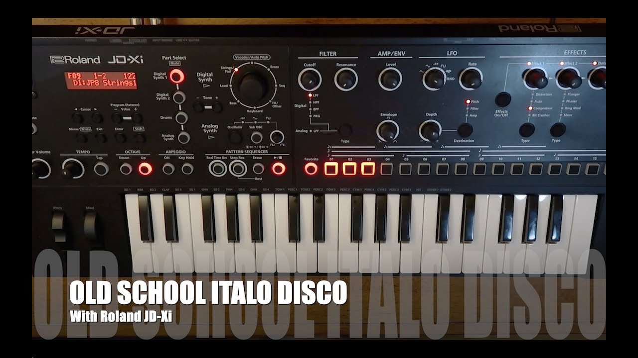 Old School ITALO DISCO- Roland JD-Xi