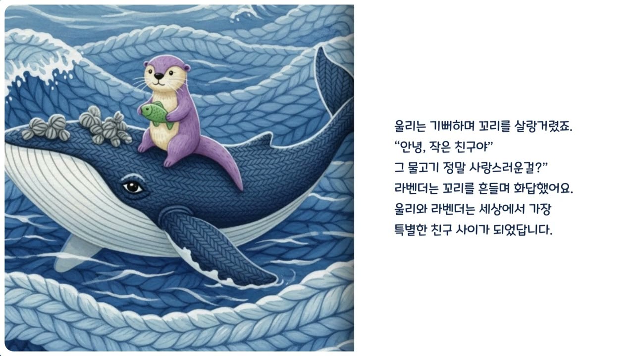 털실바다의 따뜻한 선물