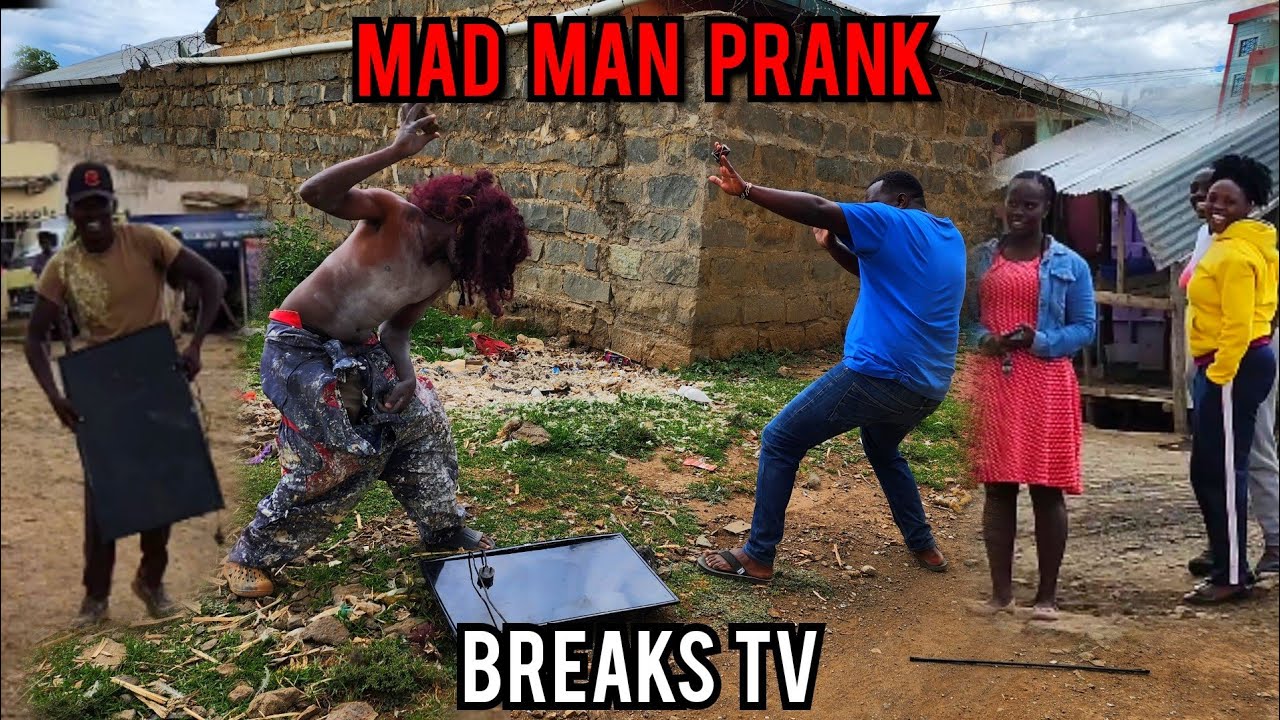 Mad Man Goes Wild! Epic TV Destruction Prank Gone Wrong!