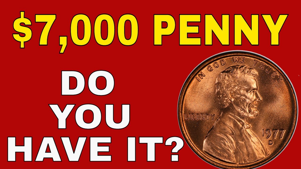 Rare 1977D penny worth money! Valuable  pennies to look for!