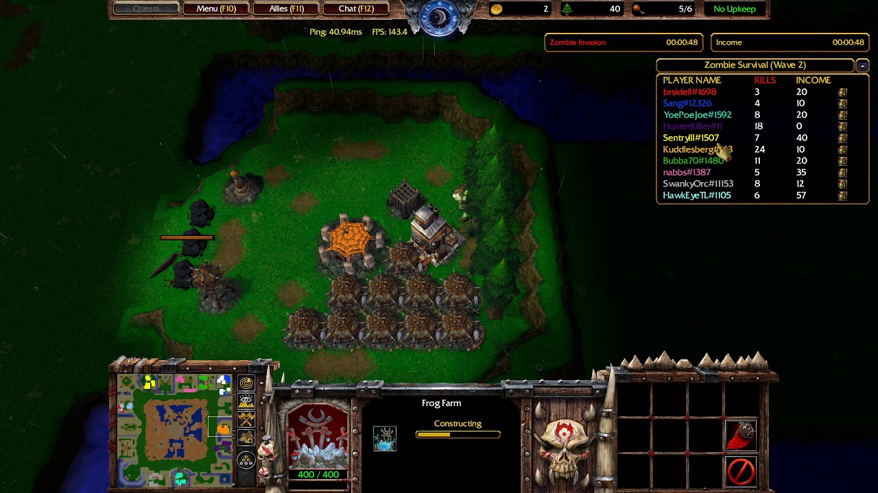 Warcraft 3 Reforged - Zombie Survival