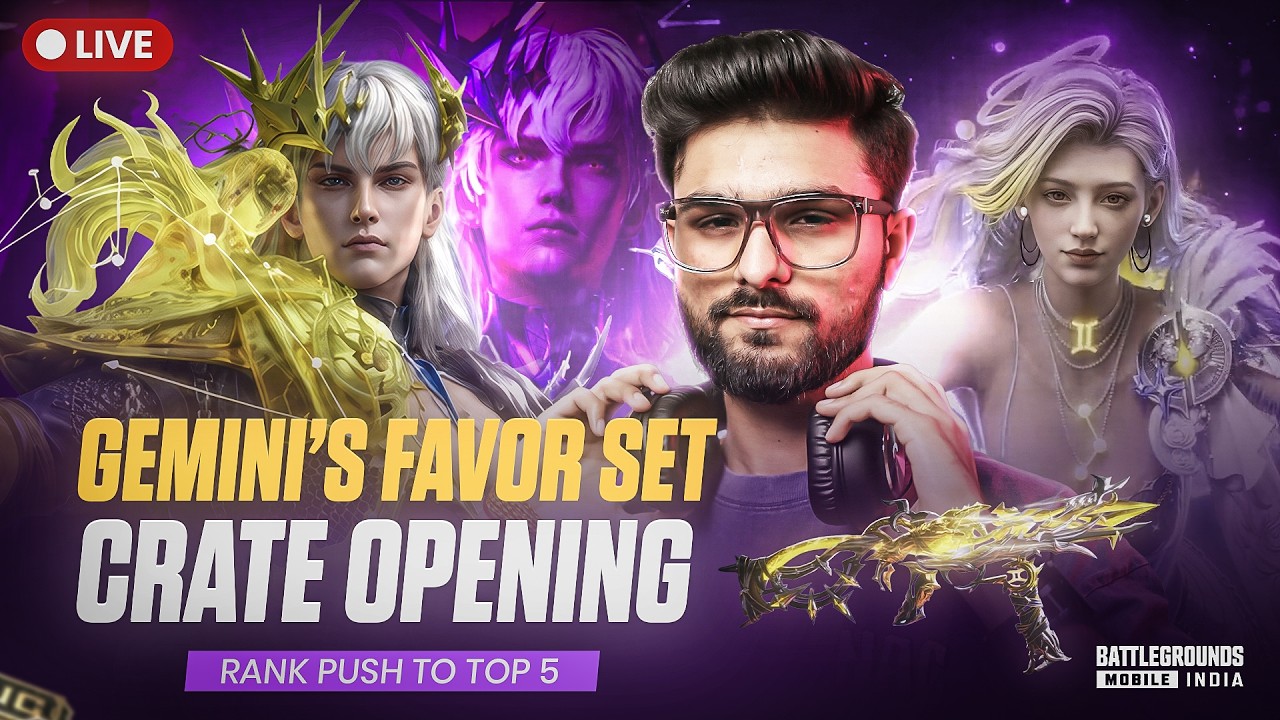 80K UC CRATE OPENING | CONQUEROR RANK PUSH TO TOP 5 | BGMI LIVE