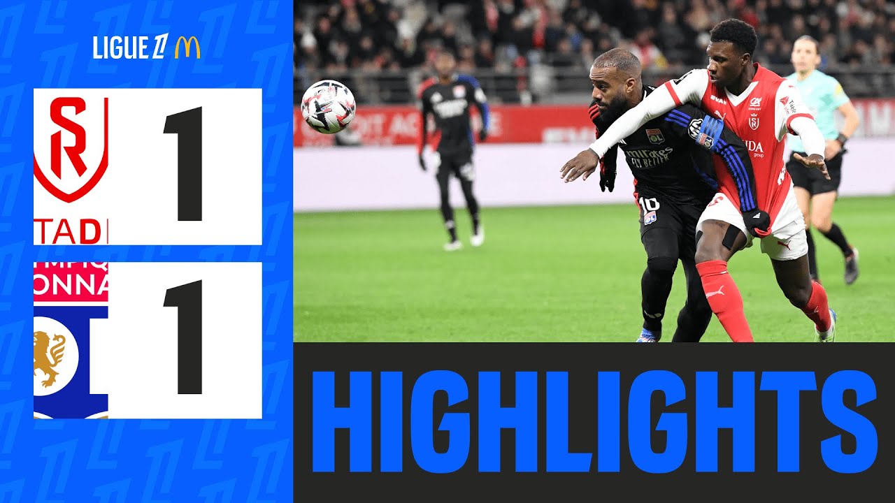 Reims et l'OL PARTAGENT les POINTS à DELAUNE | 12ème journée - Ligue 1 McDonald's 24/25