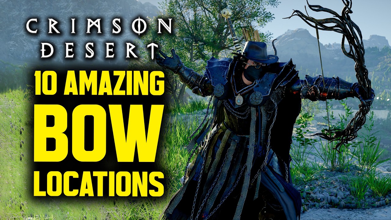 Crimson Desert - How to Get 10 Amazing Bows (Locations & Guide)