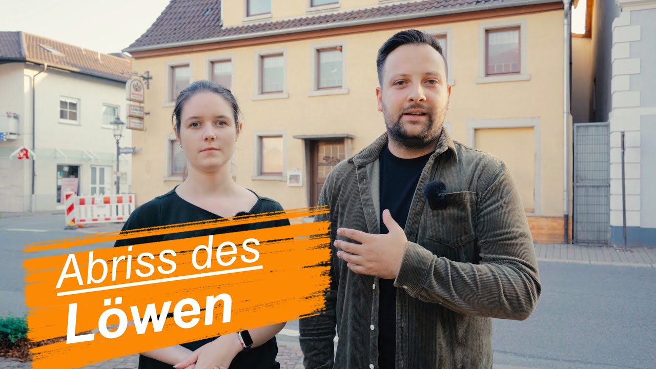 Abriss des L&ouml;wen in Angelbachtal