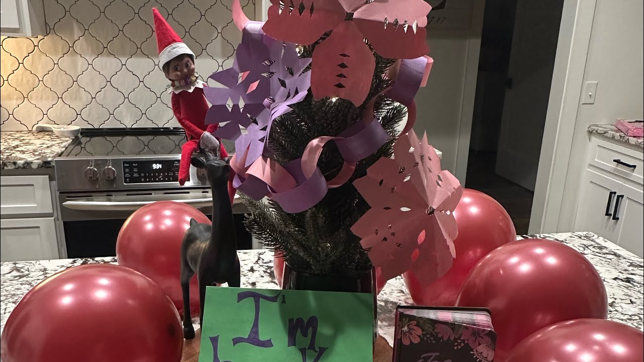 My elf came back! Christmas season 2024