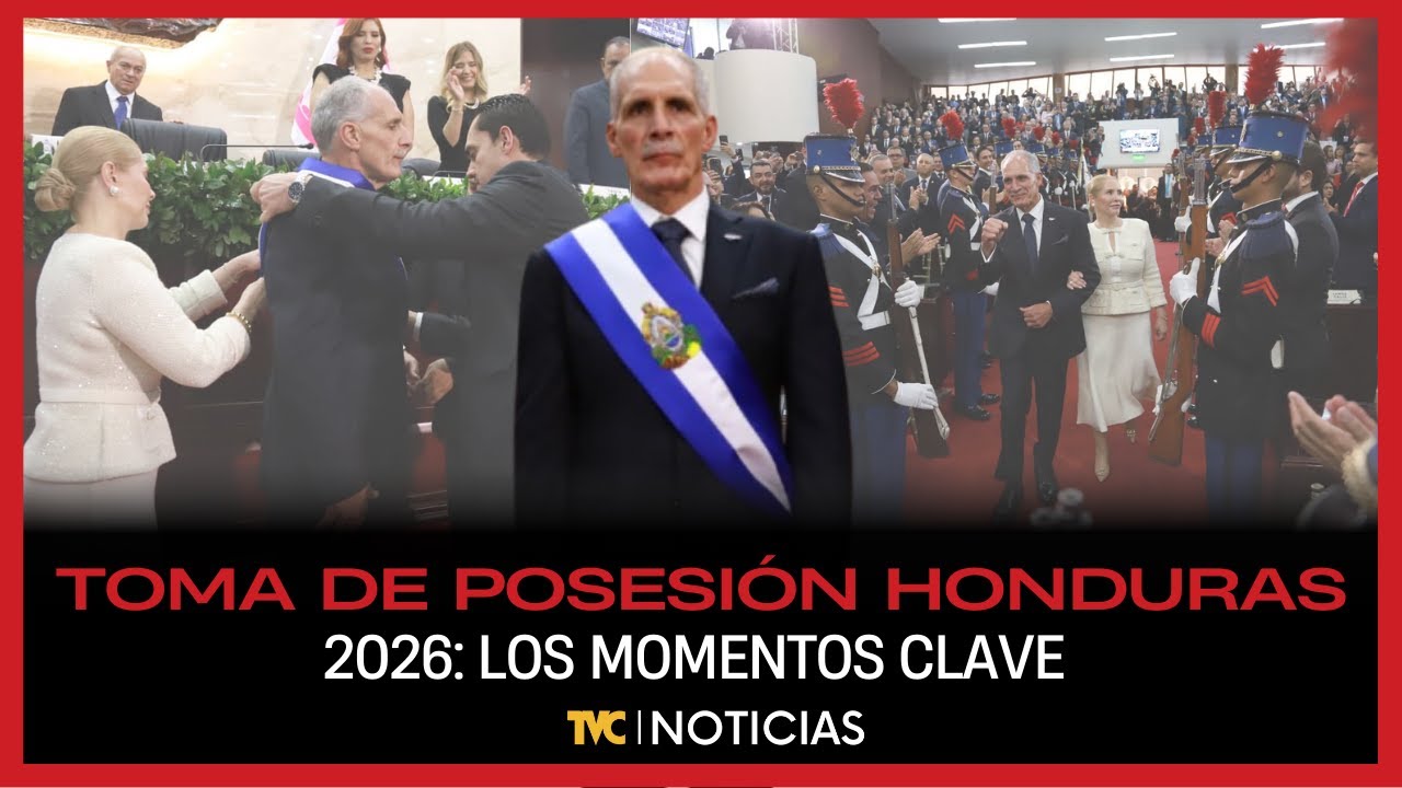 Toma de posesión Honduras 2026: los momentos clave de la toma de posesión de Nasry Asfura