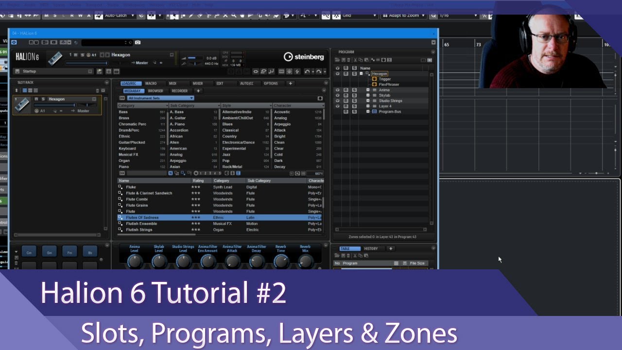 Steinberg Halion 6 Tutorial Ep.2: Slots, Programs, Layers & Zones Overview