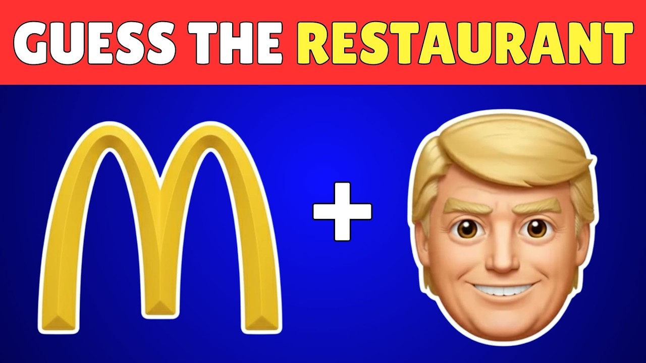 Guess The Fast Food Restaurant By Emojis?🍕🍔 | Emoji Quiz 2026