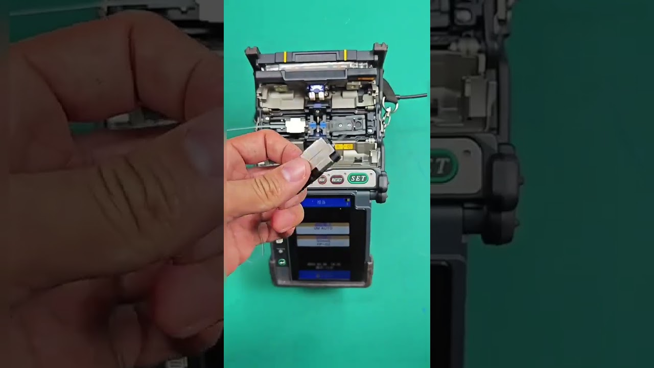 Optik tola simini ulash -- Connect the fiber optic cable