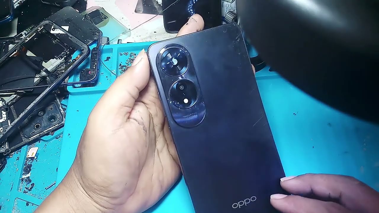 cara buka oppo a60 ganti lcd