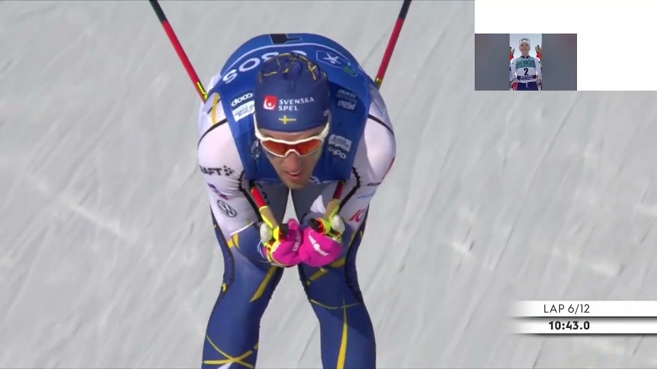 Världscupen Längdskidor 21/22 Falun Mixed TeamSprint Jonna & Calle utklassning!