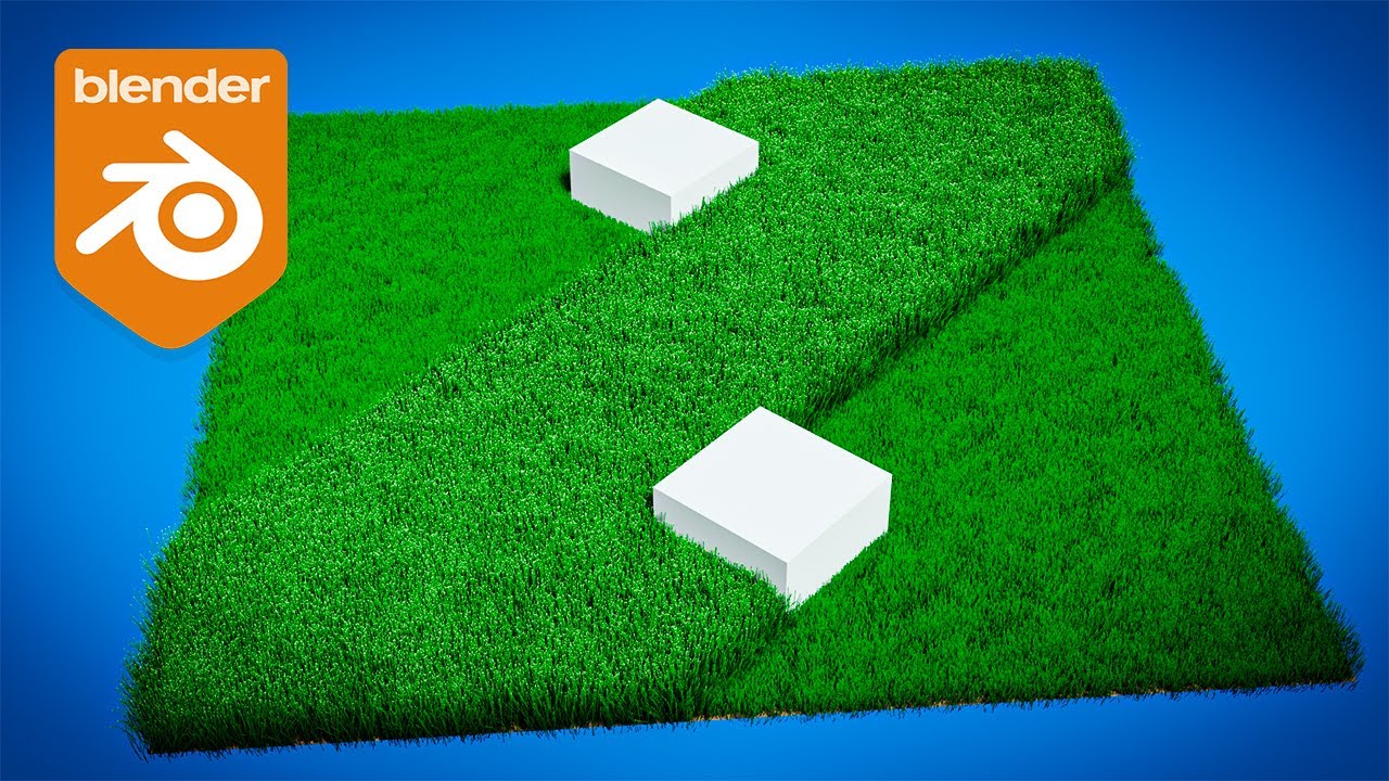 Учебник Blender — Анимация стрижки травы