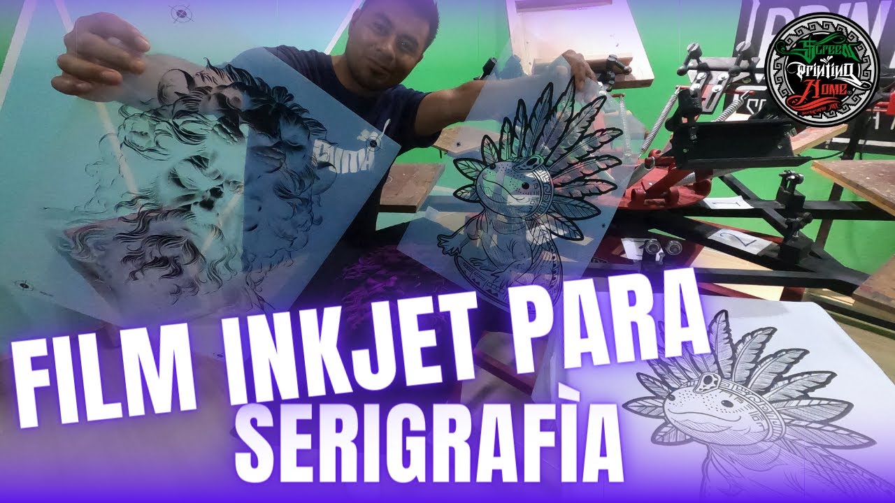 FOTOLITOS PARA SERIGRAFIA FILM INKJET / IMPRESORA CANON PIXMA IX6820 / POSITIVOS CON PAPEL FILM