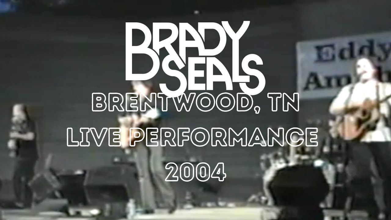 Brady Seals- Live Performance- Brentwood, TN- 2004