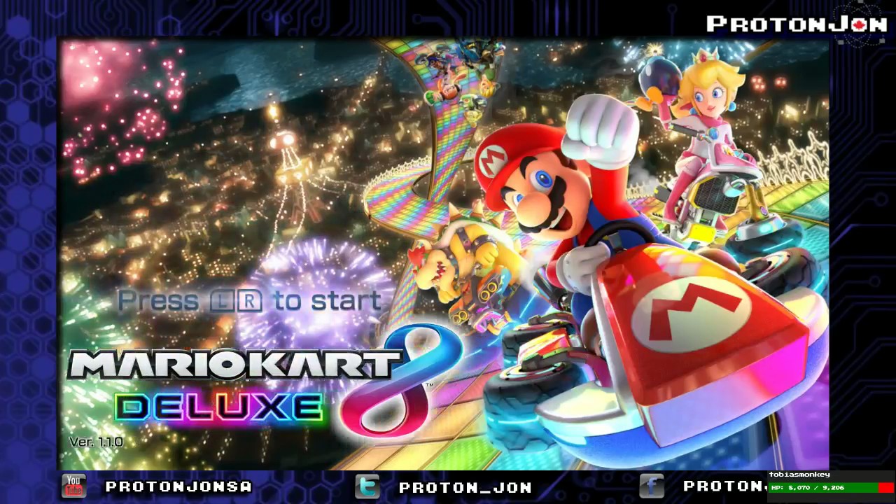 ProtonJon - Subscriber's Game Night - Mario Kart 8 Deluxe (Race & Battle) & Jackbox 3