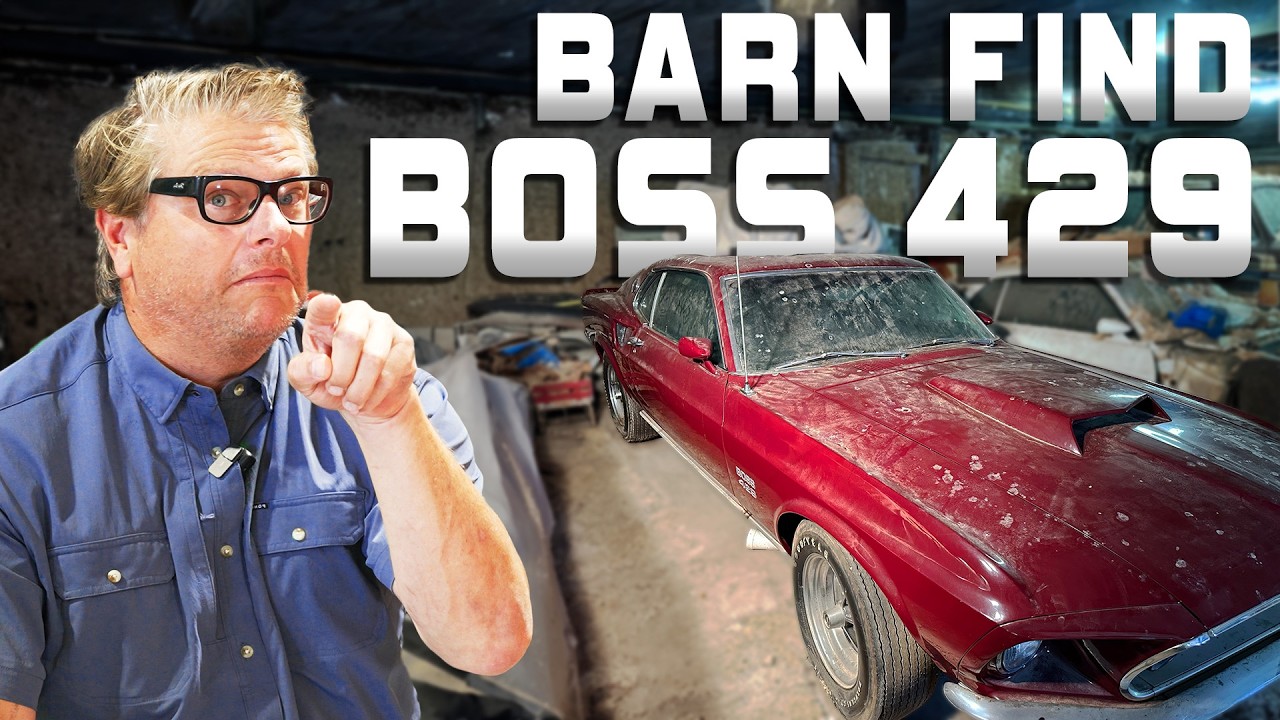69' Mustang Boss 429 Covered in Dirt for 20 YEARS! #barnfind