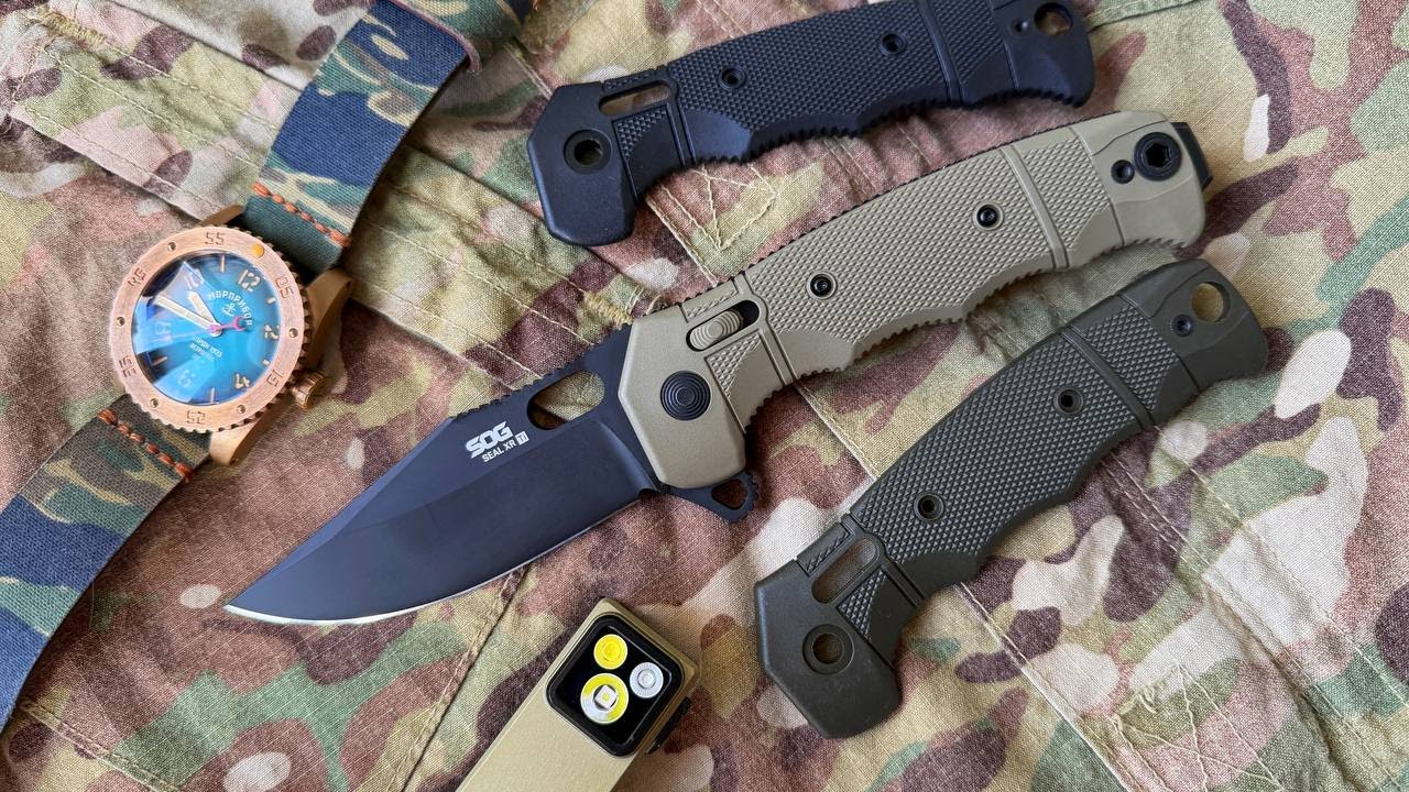 ЭТО УЖЕ ИНТЕРЕСНО! SOG Seal XR Ti складной нож