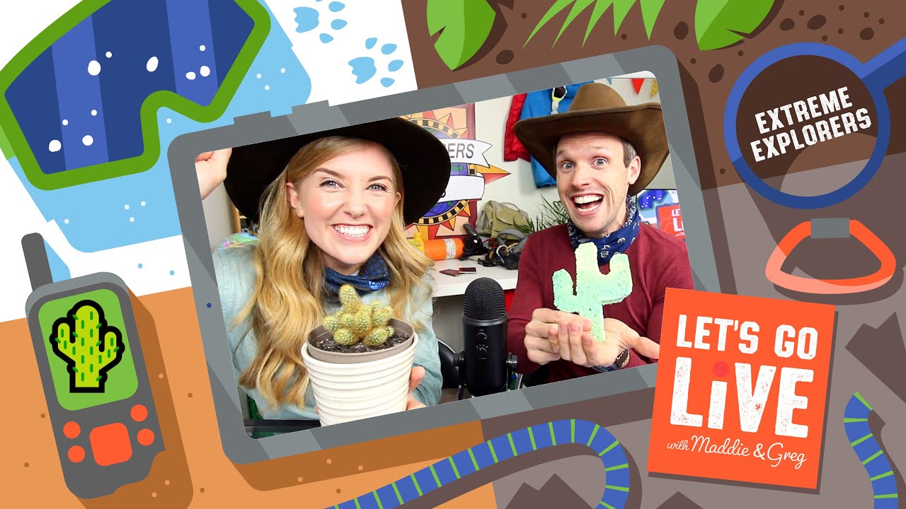 SAHARA DESERT | Extreme Explorers | #46 LET'S GO LIVE with Maddie & Greg