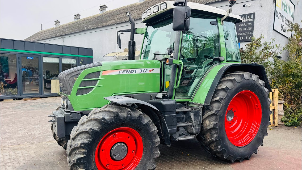 FENDT 312 VARIO, 2007r, 125 KM, miękka oś, dobre opony, prezentacja/review/for sale, na sprzedaż 