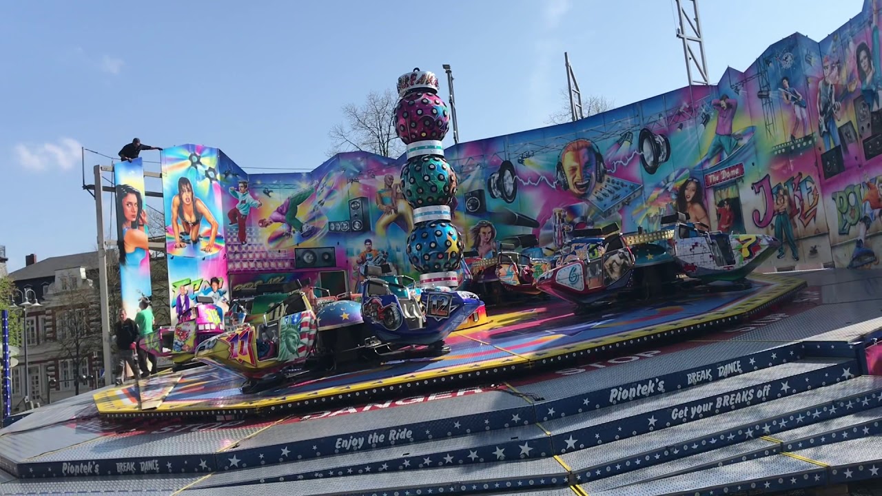 Aufbau Frühlingskirmes Kamen 2019
