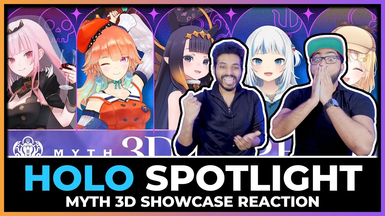 HOLOLIVE ENGLISH - HOLOMYTH FIRST 3D COLLAB REACTION / WATCH-ALONG | 海外の反応 #Myth3Dkitaaa