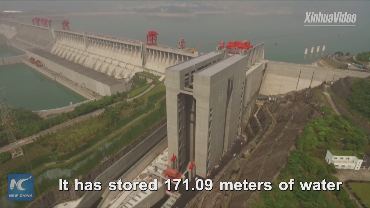 Water storage in China's Three Gorges Dam to hit designed mark
