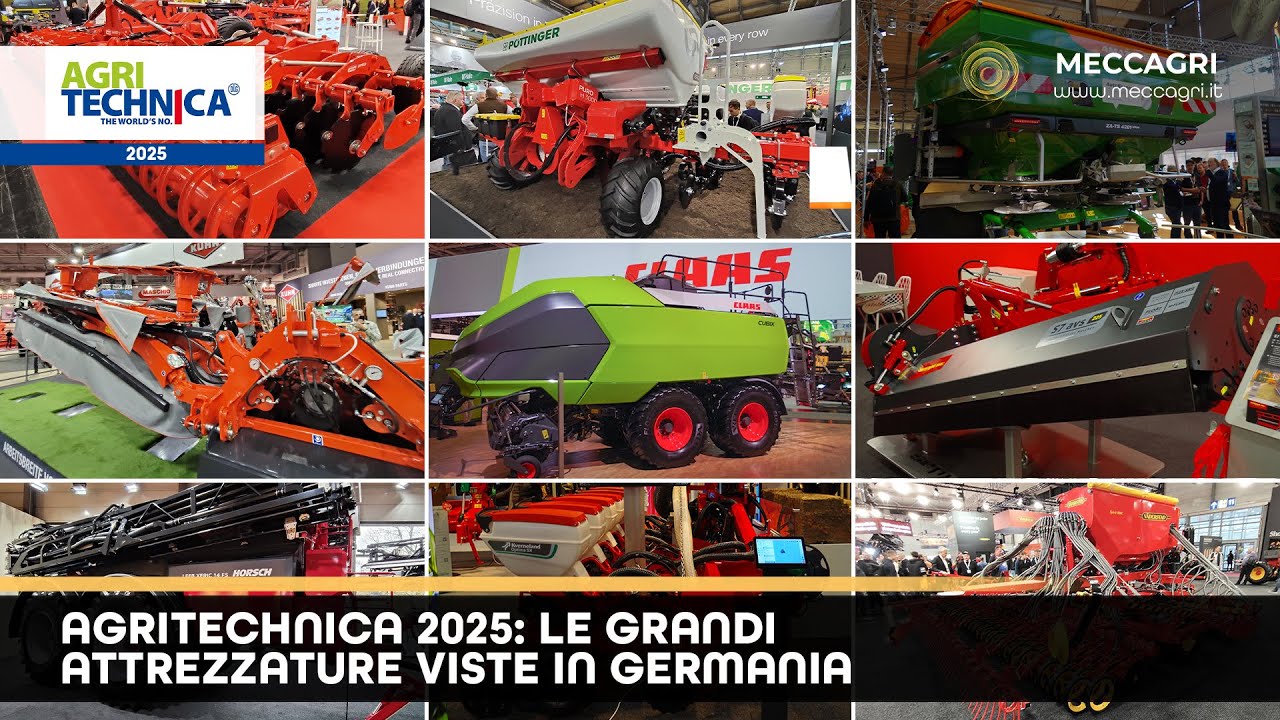 AGRITECHNICA 2025: le grandi attrezzature viste in Germania