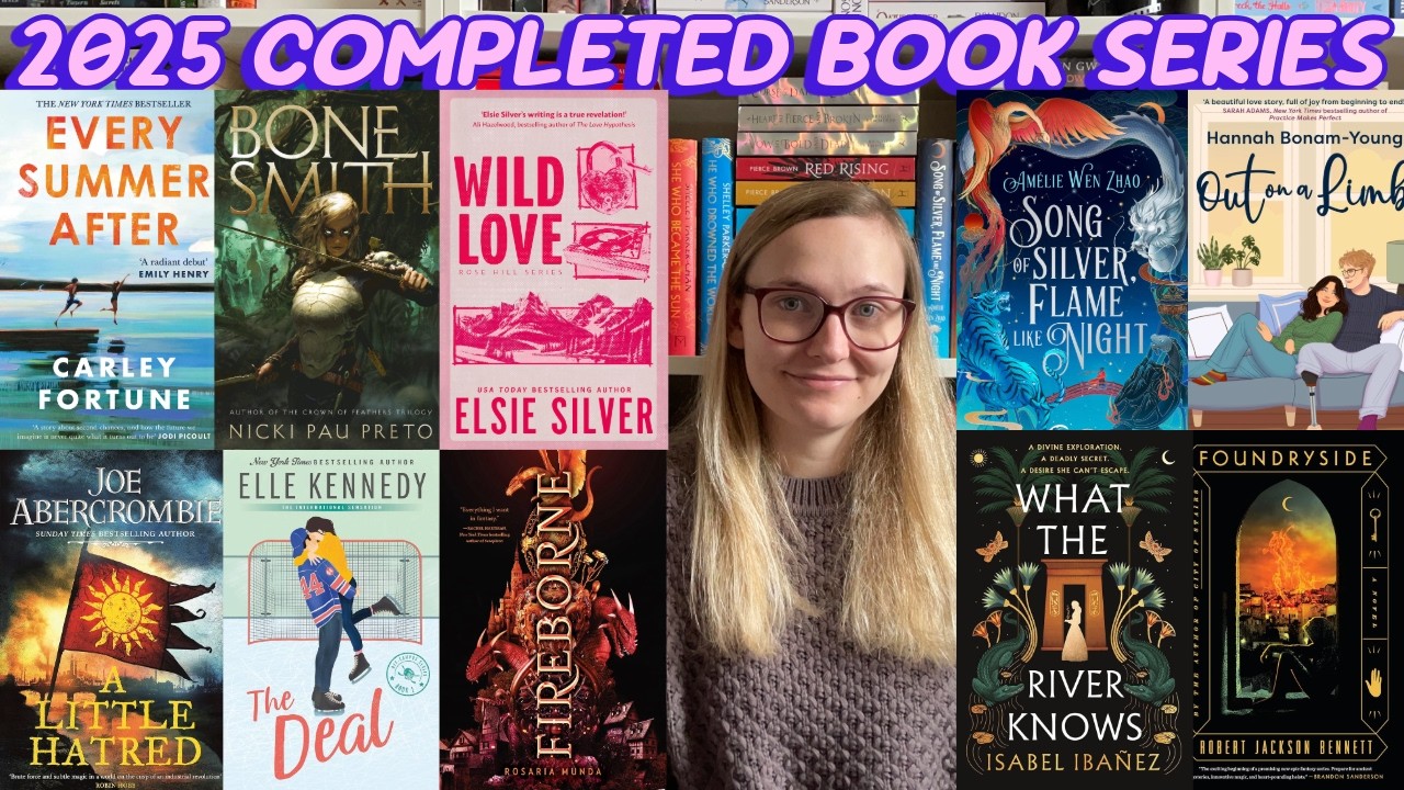 ALL THE BOOK SERIES I FINISHED IN 2025!