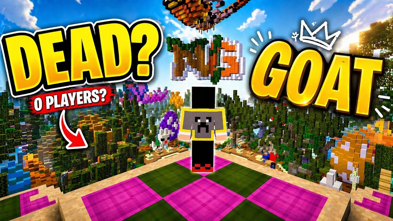 Посещение этого лучшего сервера 🐐 в MCPE | nethergames