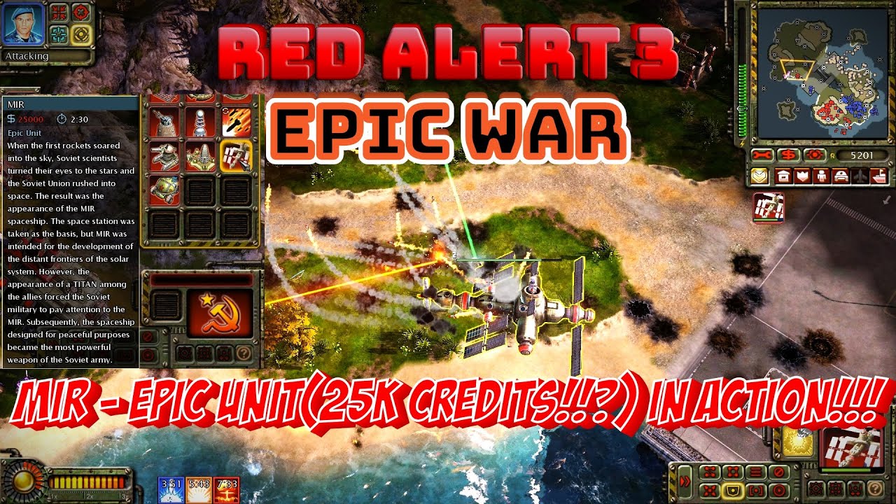 Command & Conquer Red Alert 3 Epic War Soviet Gameplay - Toy Factory??? - No Commentary