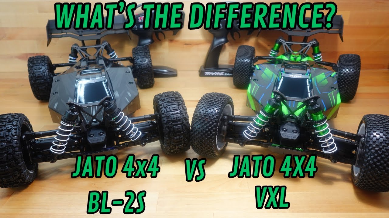 Сравнение моделей Traxxas Jato 4x4: BL-2s и VXL