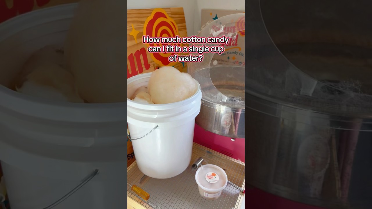 Will it fit in a single cup of water? #candyscience #sciencerules #sciencesnacks #sciencemonday #diy