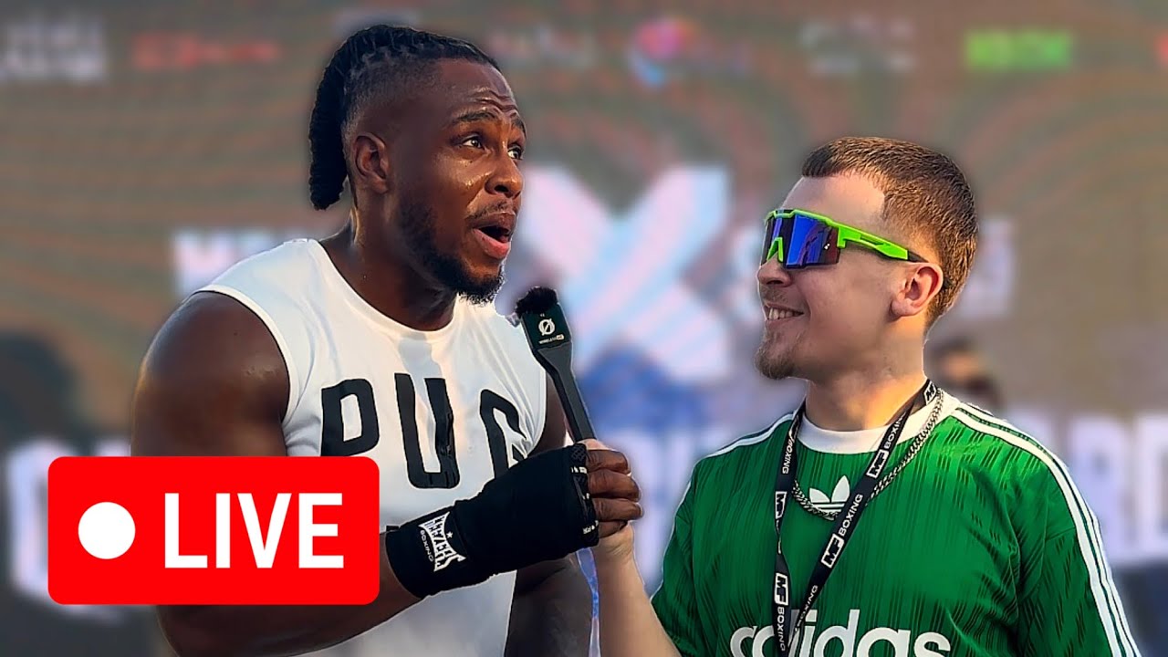 KELZ AND CHASE DEMOOR GO BACK AND FORTH DURING OPEN WORK OUT