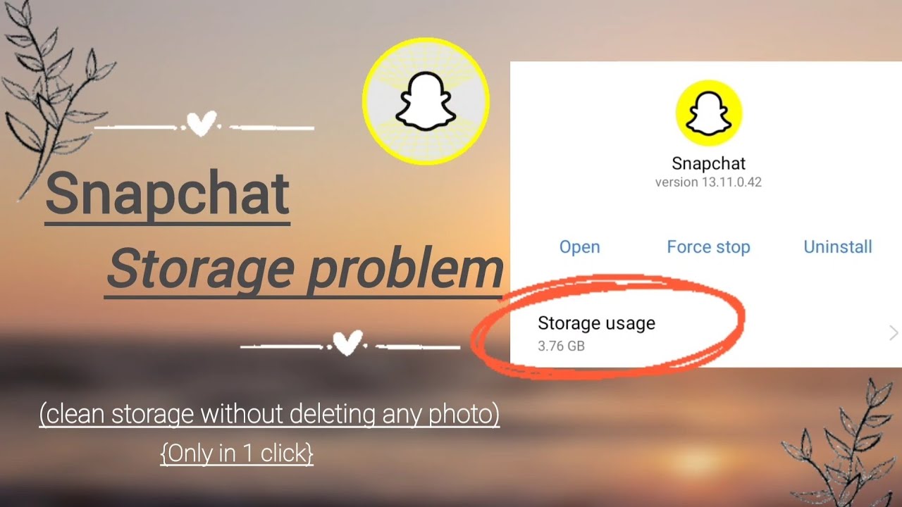 How to fix snapchat storage problem|| Snapchat Storage problem || Snapchat|| Solution!!