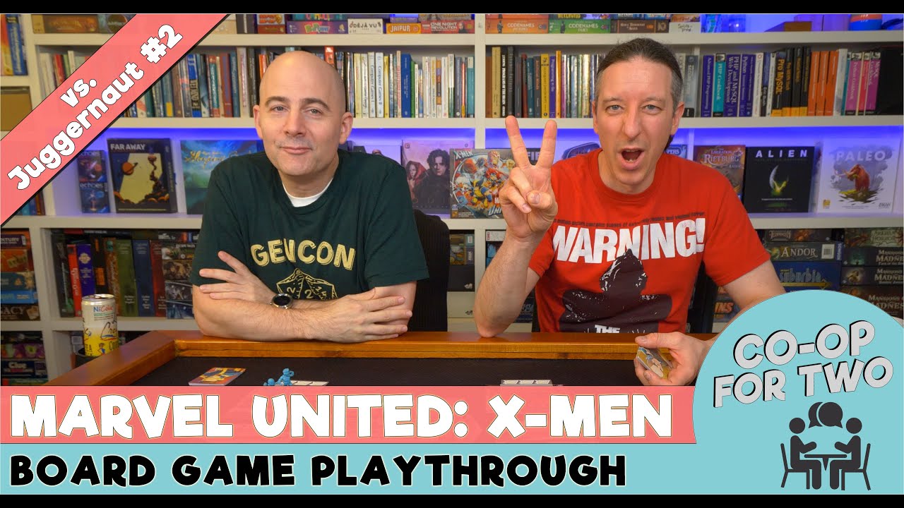 Marvel United: X-Men - Playthrough - vs. Juggernaut - try #2 (4k)
