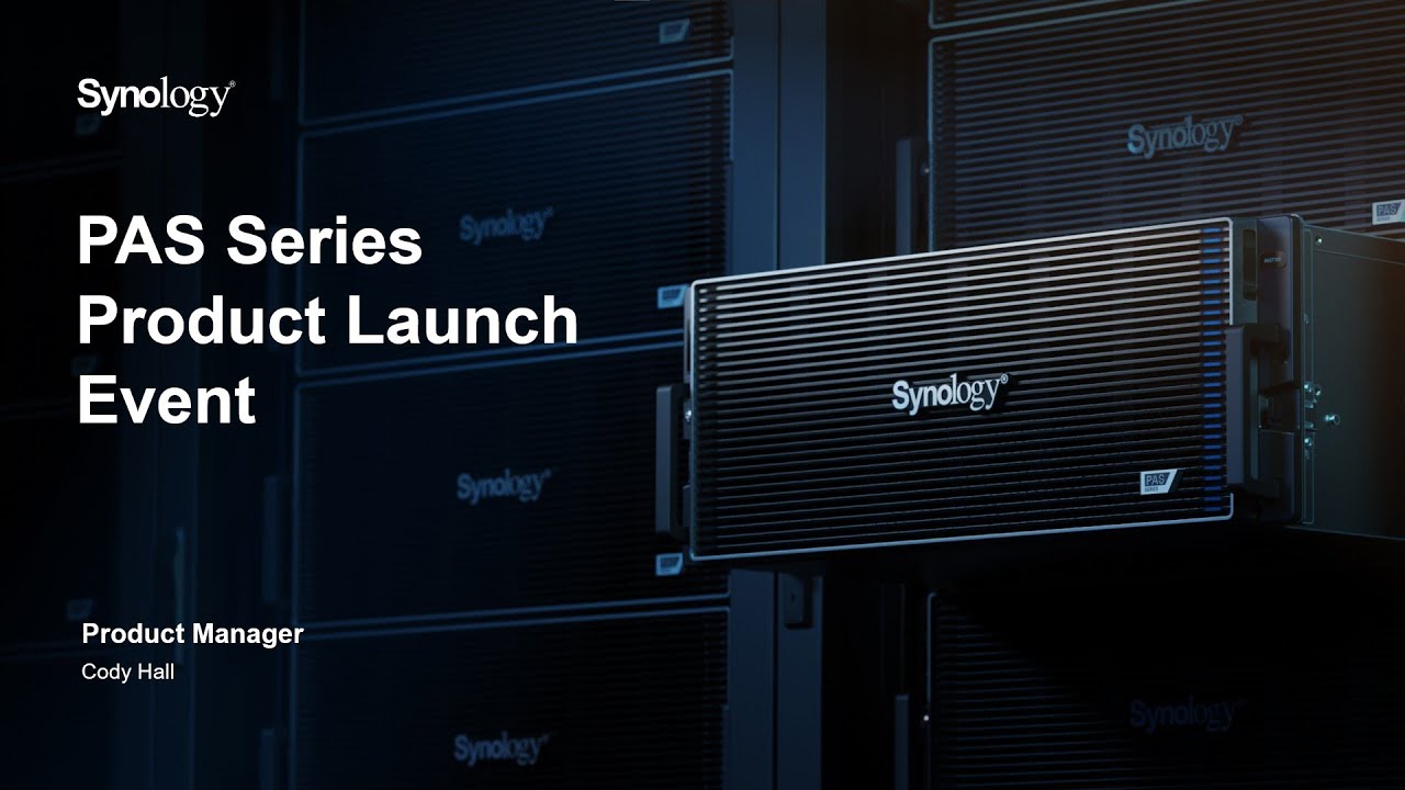 Мероприятие по запуску продуктов серии PAS | Synology Computex 2025