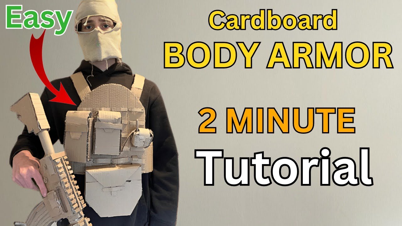 Cardboard Body Armor TUTORIAL