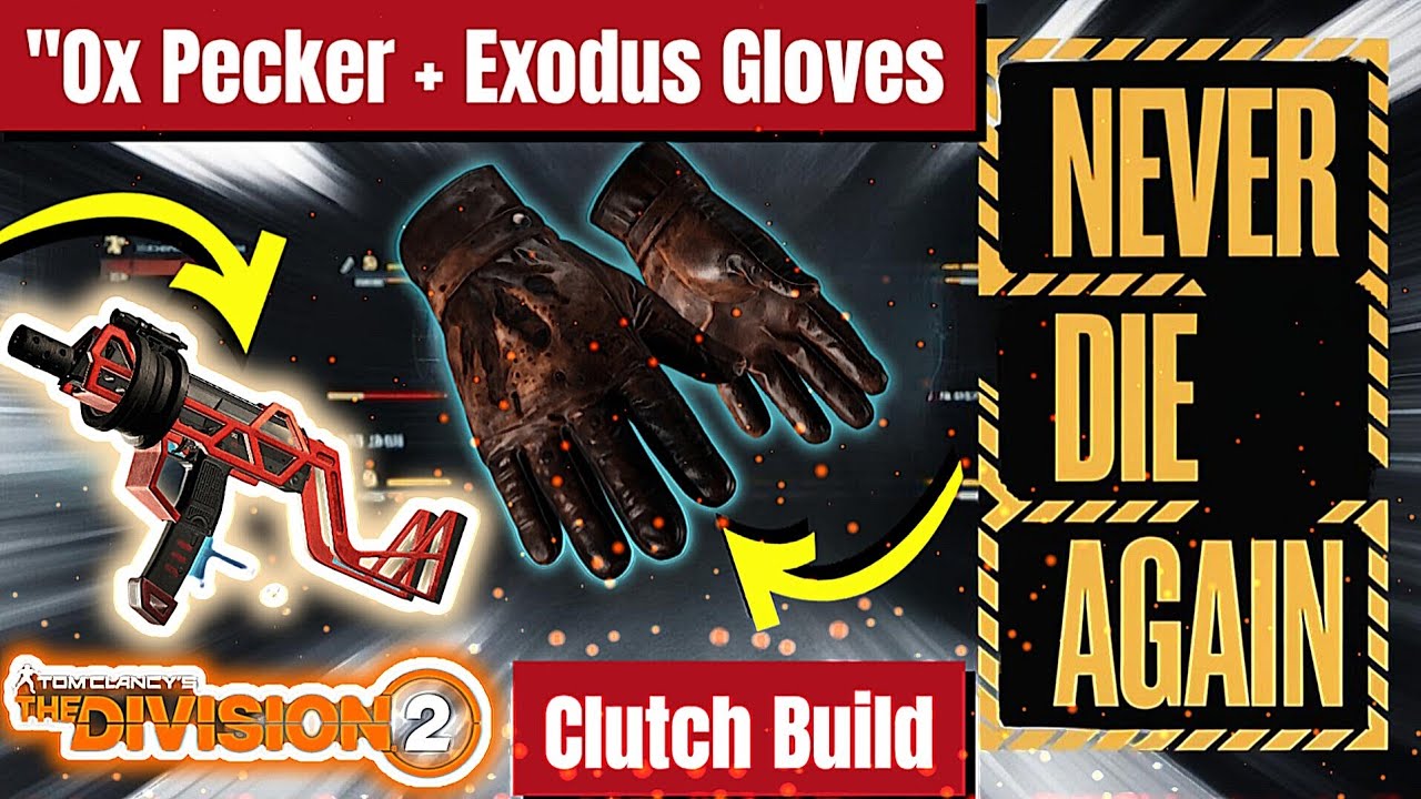 Ox Pecker + Exodus Gloves = GOD MODE Clutch PVE Build The Division 2!