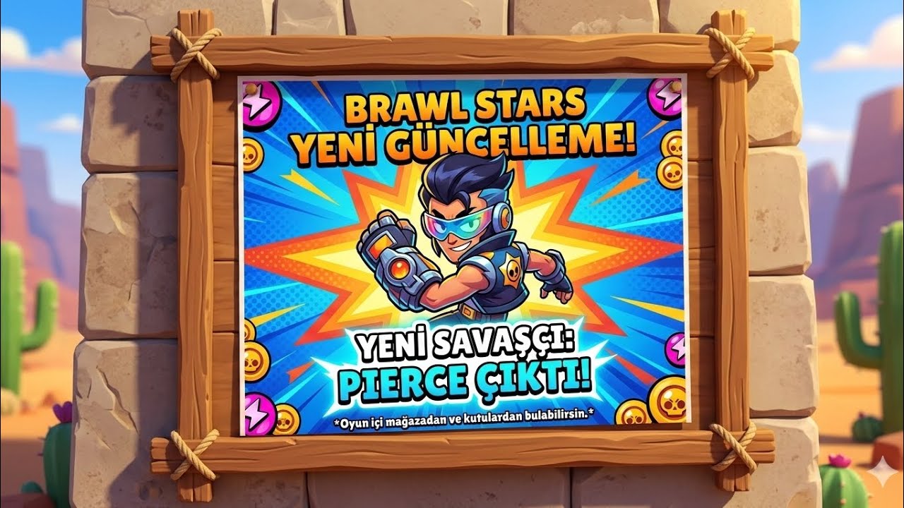 Brawl stars yeni güncelleme!Pierce çıktı