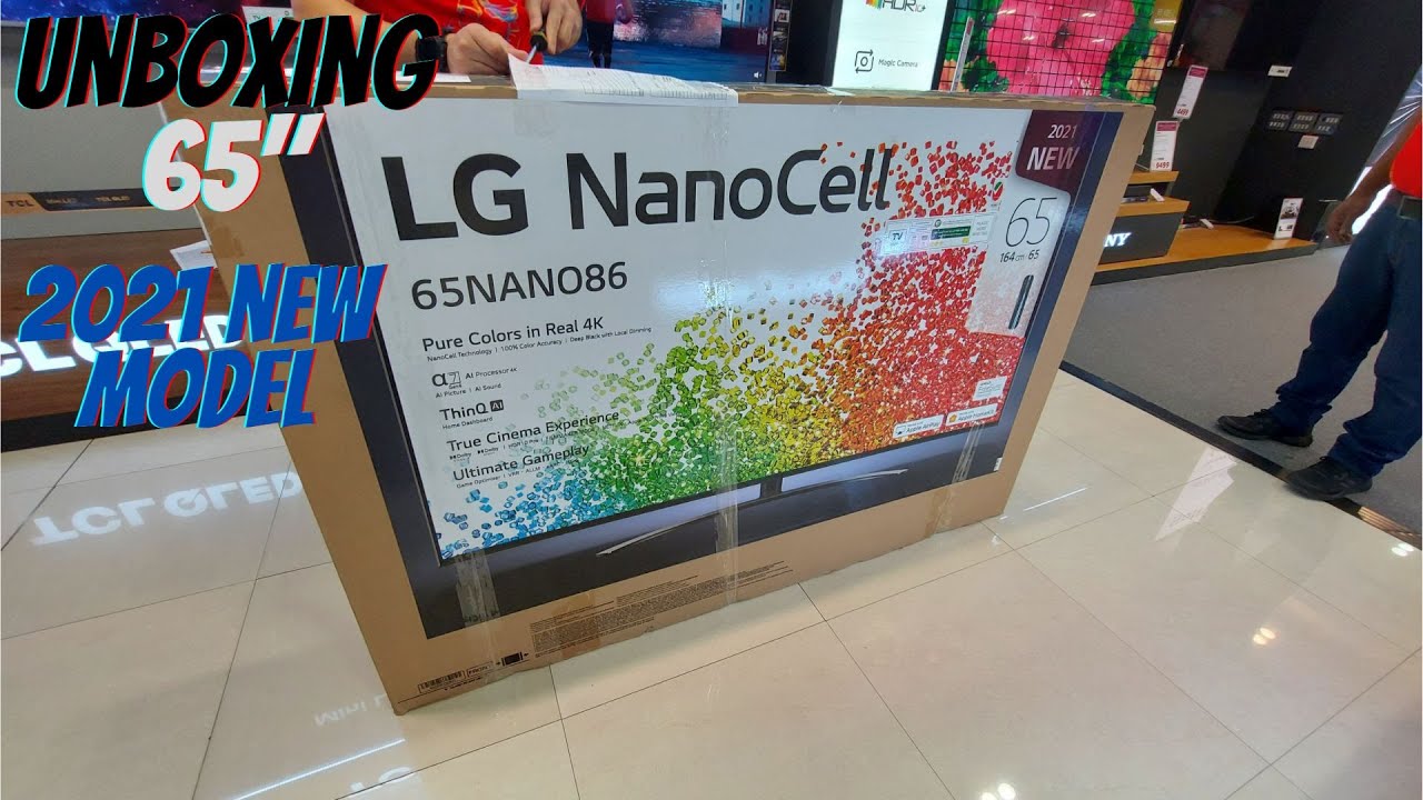 Unboxing LG NanoCell4K Smart TV 65
